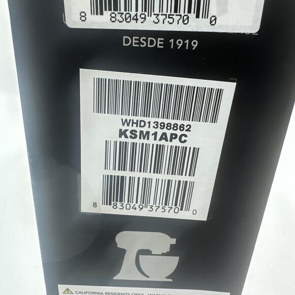 KitchenAid Fruit and Vegetable Spiralizer Attachment Polished Aluminum KSM1APC - Picture 5 of 5